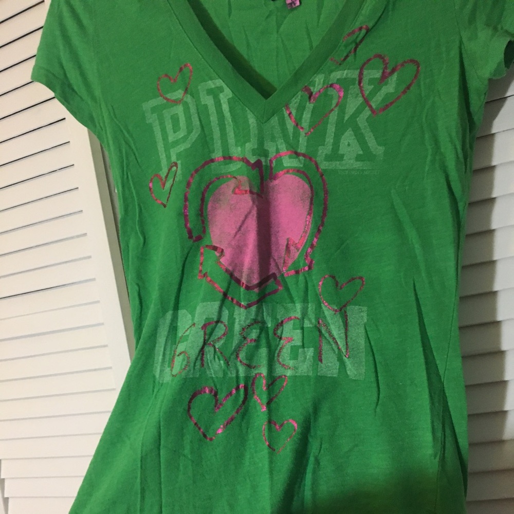 Victoria Secret Pink Cotton T-Shirt - Picture 2 of 3